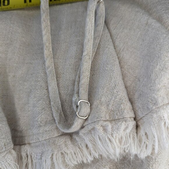 Promesa Flounce Cami Linen Rayon Cotton Bodysuit - Picture 7 of 13